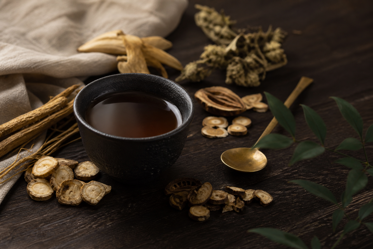 Herbal tea and selected Chinese herbs
