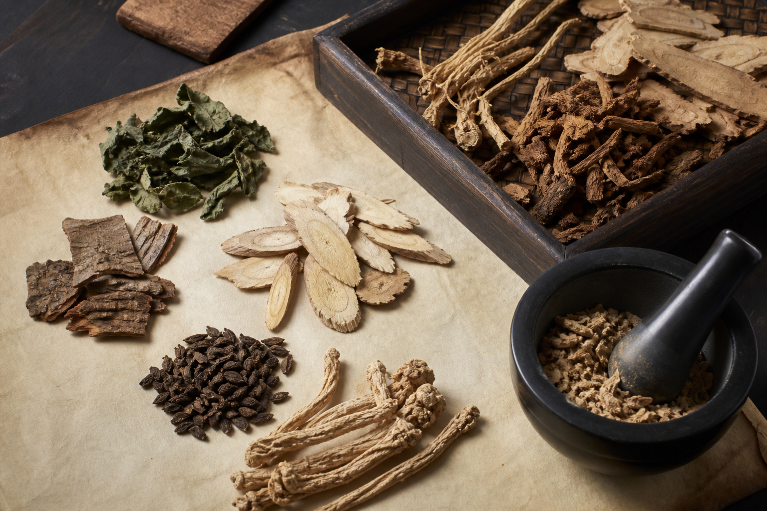 Selected Chinese herbal ingredients