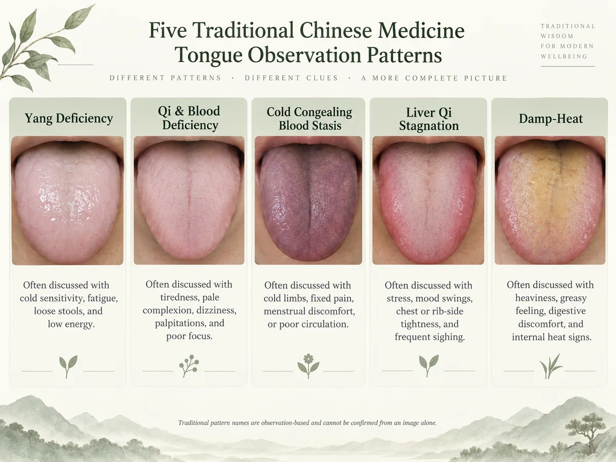 What Is Chinese Medicine Tongue Diagnosis? 5 Traditional Patterns Compared