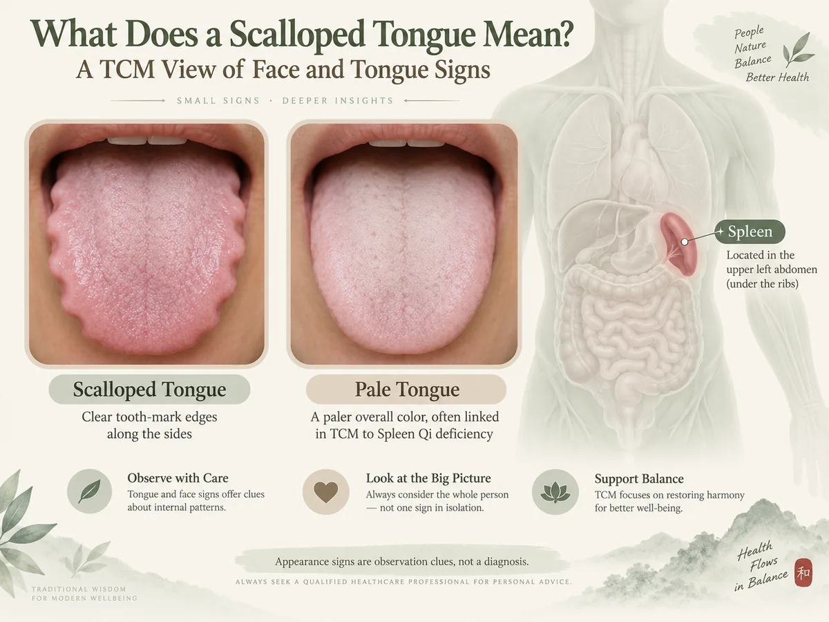 What Does a Scalloped Tongue Mean? A TCM View of Face and Tongue Signs