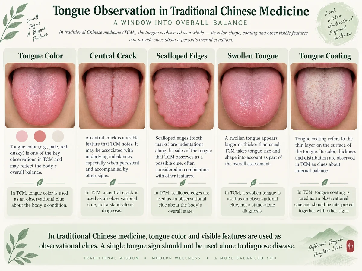What Is TCM Tongue Mapping? A Guide to Tongue Areas and Signs