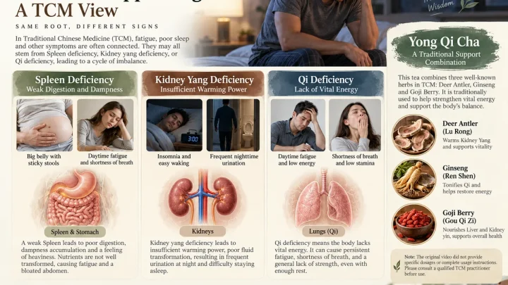 Why Do Fatigue and Insomnia Happen Together? A TCM View