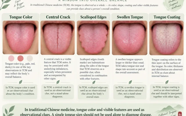 What Is TCM Tongue Mapping? A Guide to Tongue Areas and Signs