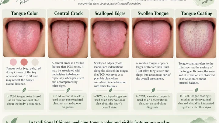 What Is TCM Tongue Mapping? A Guide to Tongue Areas and Signs